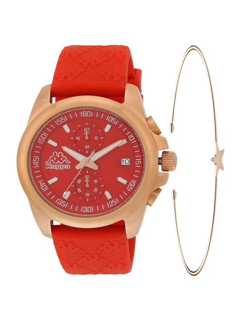 

Kappa Women Red Watch & Bracelet Gift Set