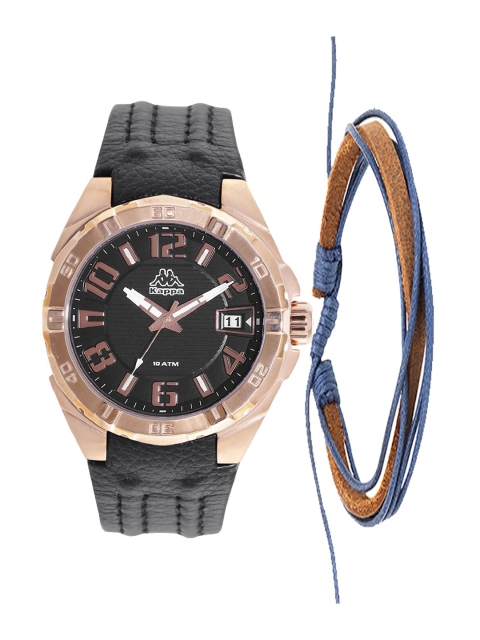 

Kappa Men Watch & Bracelet Gift Set, Black
