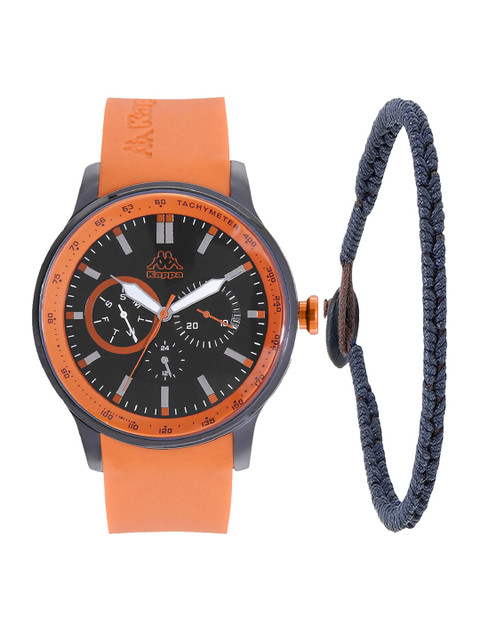 

Kappa Men Black Watch & Bracelet Gift Set