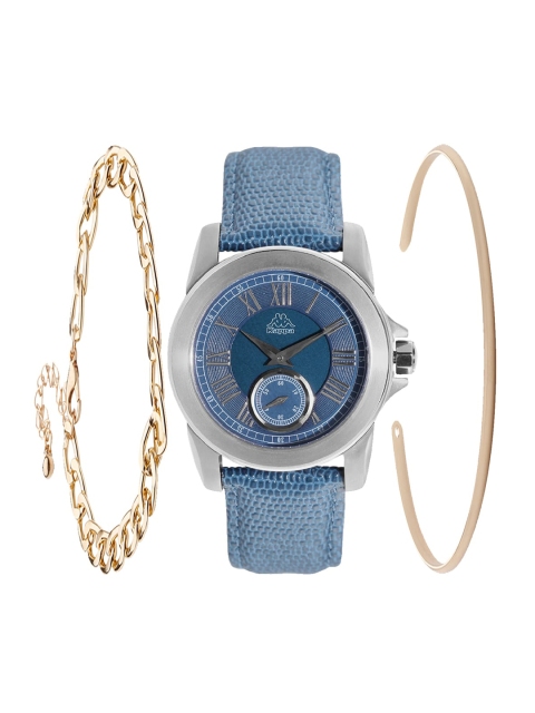 

Kappa Women Blue & Gold-Toned Watch Gift Set KPWGift Set-191