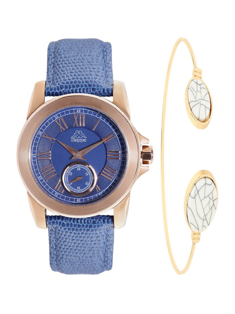 

Kappa Women Watch & Bracelet Gift Set, Blue
