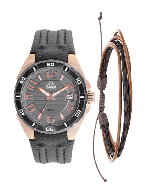 

Kappa Men Watch & Bracelet Gift Set, Black