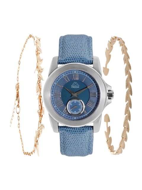 

Kappa Women Blue Watch & Bracelet Gift Set