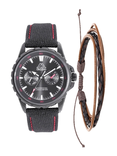 

Kappa Men Black Watch & Bracelet Gift Set