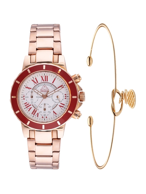 

Kappa Women Watch & Bracelet Gift Set, White
