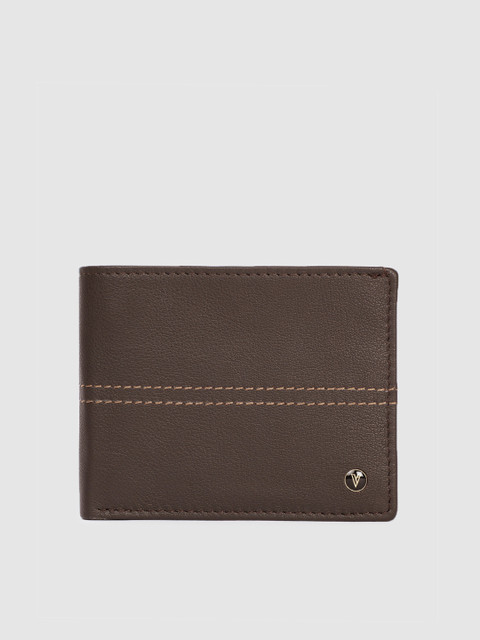 

Van Heusen Men Brown Leather Two Fold Wallet