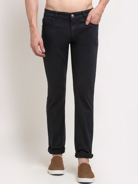 

La Mode Men Black Clean Look Slim Fit Stretchable Jeans