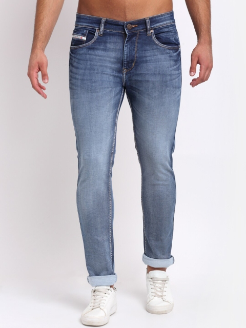 

La Mode Men Blue Skinny Fit Light Fade Stretchable Jeans