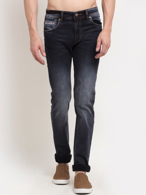 

La Mode Men Blue Slim Fit Light Fade Stretchable Jeans