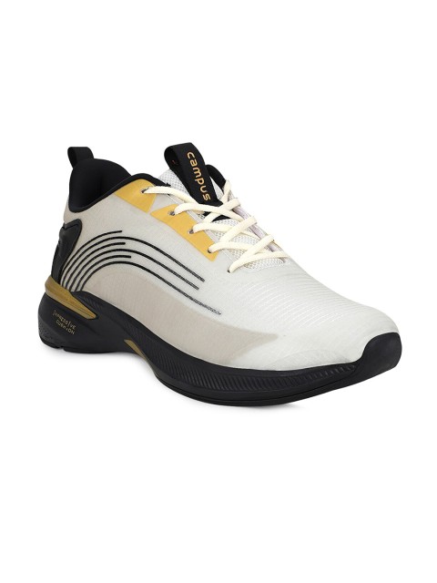 

Campus Men Off White Mesh Running Shoes