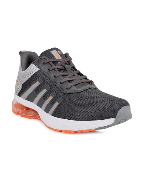 

Campus Men Grey & Black Mesh Running Shoes