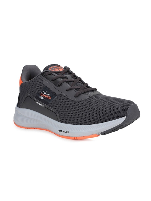 

Campus Men Grey Mesh Running Shoes