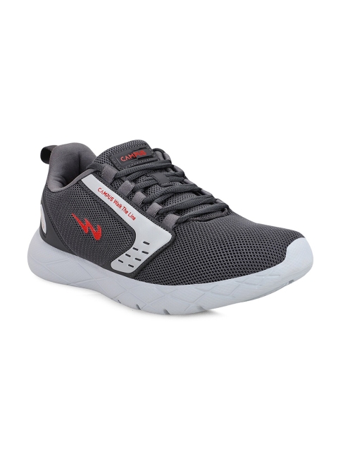 

Campus Men Grey Mesh Running Shoes