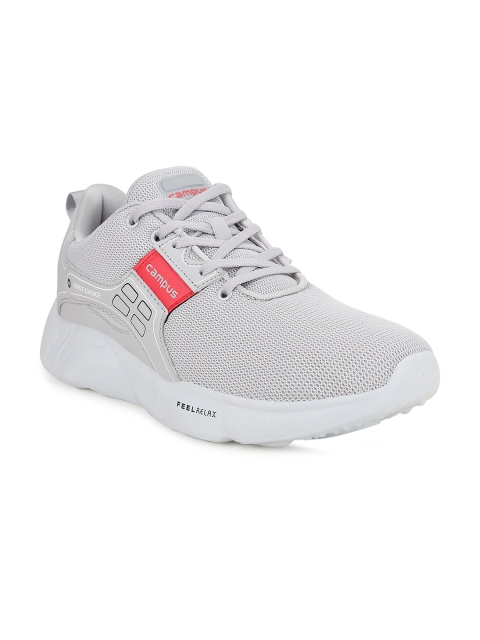 

Campus Men Grey Mesh Running Shoes