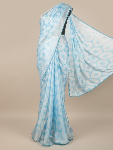 

Pothys Blue Floral Saree