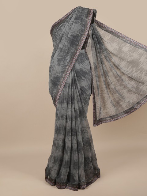 

Pothys Grey Printed Saree
