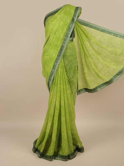 

Pothys Green Floral Saree