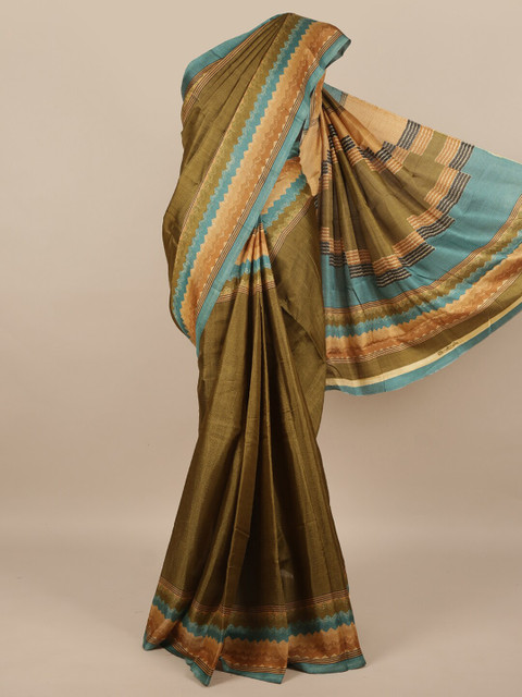 

Pothys Green & Blue Saree