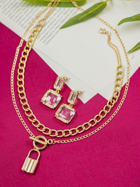 

Bellofox Gold-Toned Western Jewellery Set