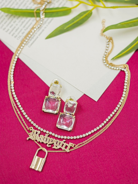 

Bellofox Gold-Toned Western Jewellery Set