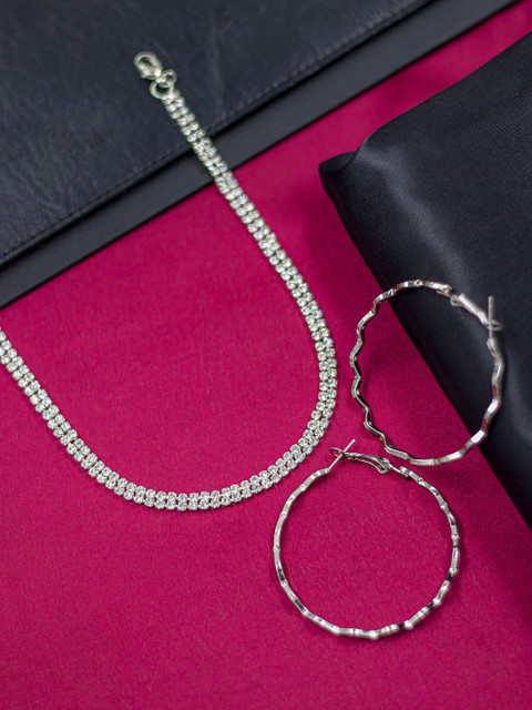 

Bellofox Silver-Toned Western Jewellery Set