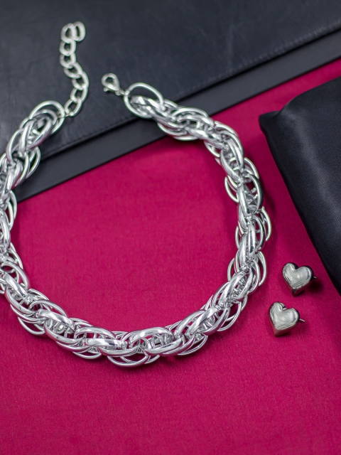 

Bellofox Silver-Toned Jewellery Set