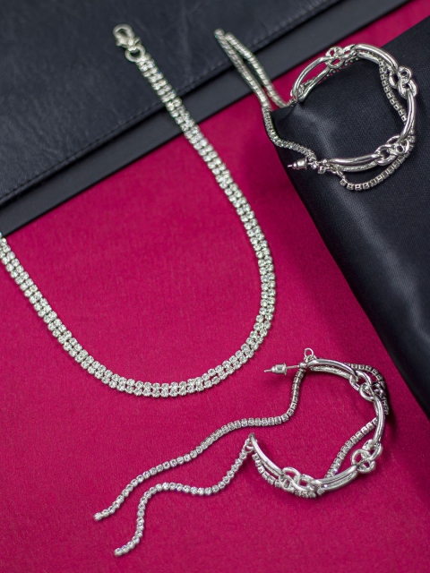 

Bellofox Silver-Toned Western Jewellery Set