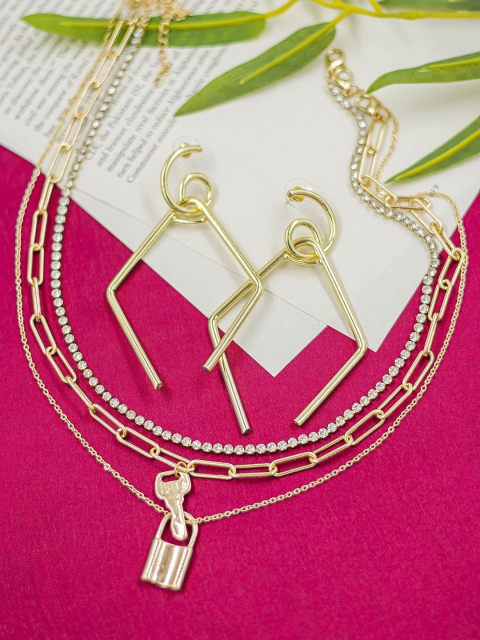 

Bellofox Gold-Plated Layered Jewellery Set