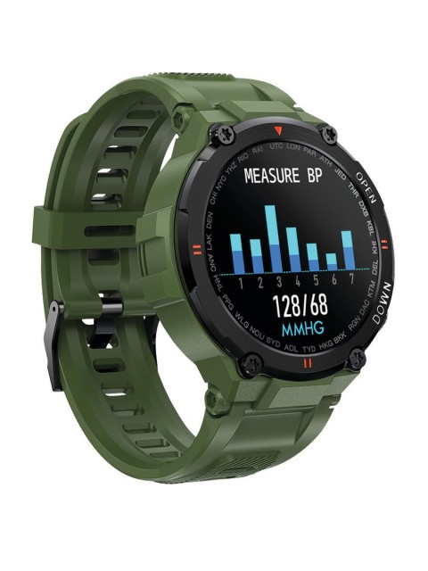 

JUST CORSECA Green Solid Hybrid Smartwatch DW99G