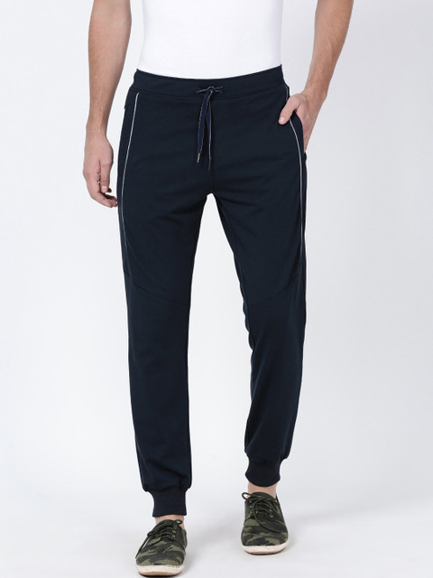 

t-base Men Navy Blue Solid Joggers