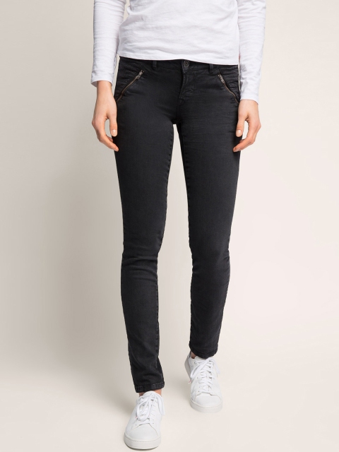 

ESPRIT Women Black Skinny Fit Trousers