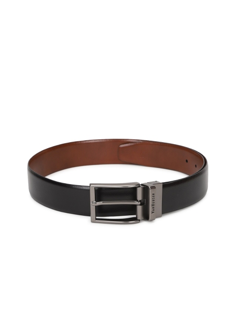 

Van Heusen Men Brown Leather Formal Belt