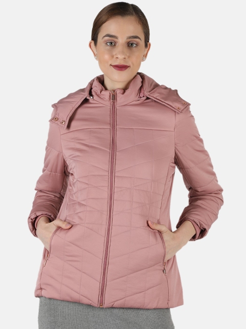 

Monte Carlo Women Pink Solid Padded Jacket