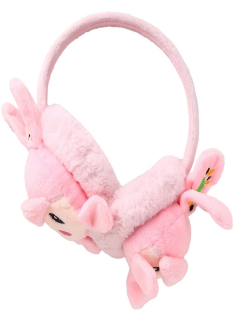 

Toonyport Unisex Kids Pink & Green Fur Hair Accessory Set of
