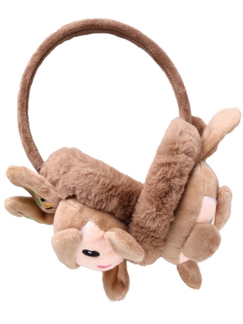 

Toonyport Kids Brown & Beige Fur Earmuff