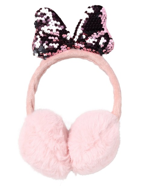

Toonyport Girls Peach-Coloured Fur Hair Earmuff Accessory