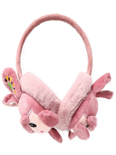 

Toonyport Unisex Kids Pink Fur Earmuffs