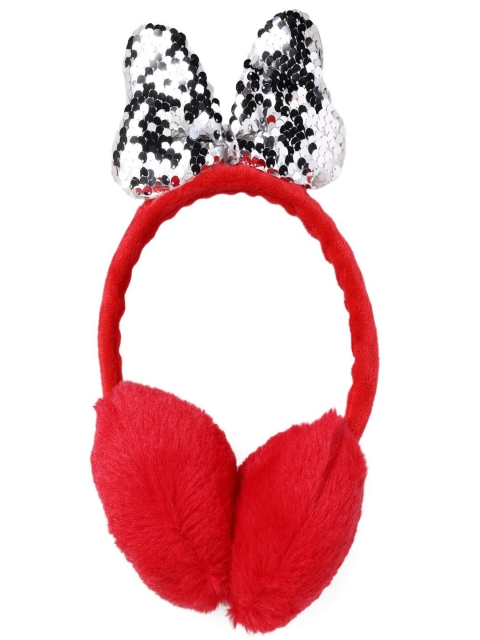 

Toonyport Girls Red & Black Fur Earmuff