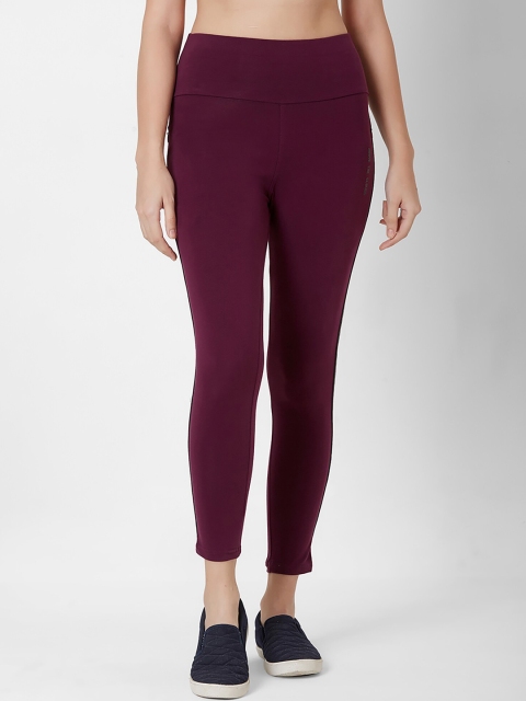 

Sweet Dreams Women Purple Solid Tights