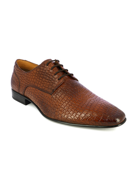 

Alberto Torresi Men Brown Genuine Leather Oxford, Tan