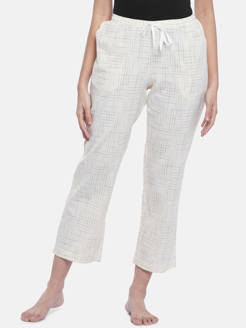 

Dreamz by Pantaloons Women Off White Printed Lounge Pant