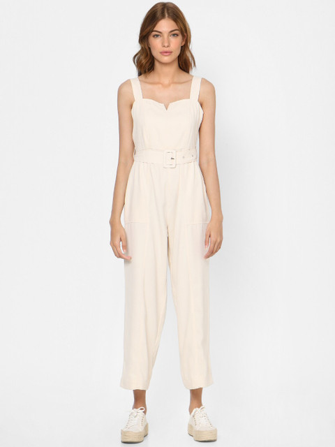 

ONLY Off-White Basic Jumpsuit