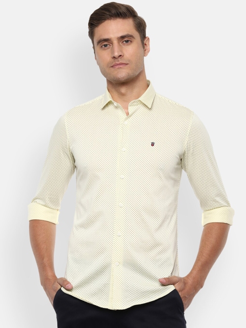 

Louis Philippe Sport Men Yellow Slim Fit Printed Cotton Casual Shirt