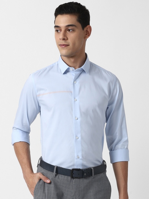 

Louis Philippe Sport Men Blue Solid Slim Fit Casual Shirt