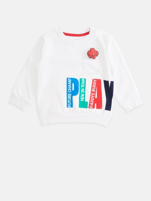 

Pantaloons Baby Boys White Sweatshirt