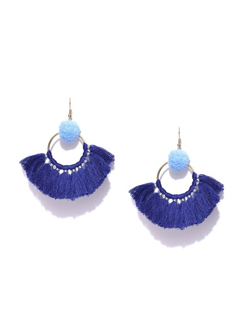 

OOMPH Blue Contemporary Drop Earrings