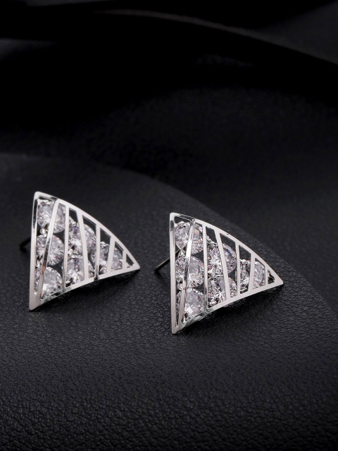 

PRITA Silver-Plated Geometric Studs
