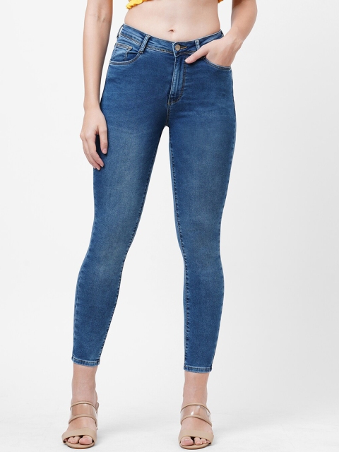 

Kraus Jeans Women Blue Super Skinny Fit Light Fade Stretchable Jeans