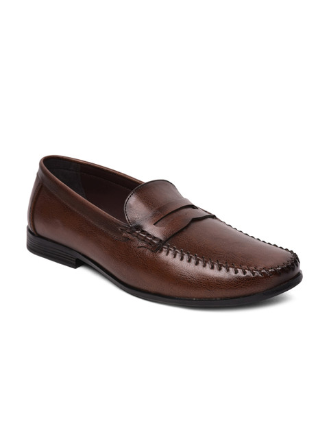 

Liberty Men Brown Solid Formal Loafers