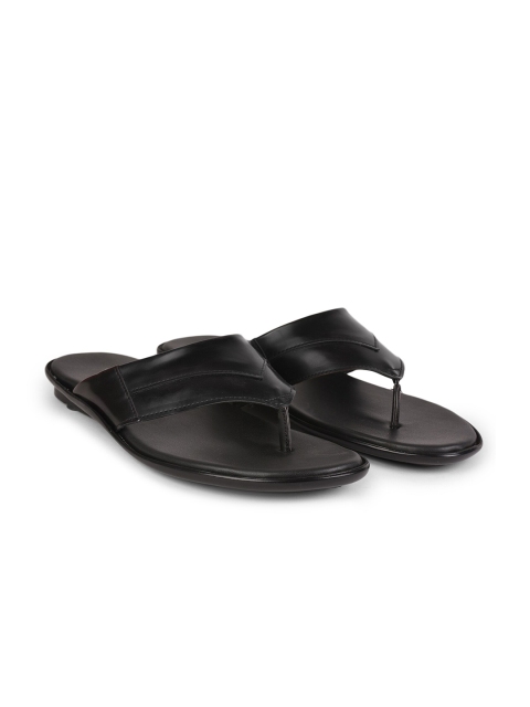 

Liberty Men Black Solid Comfort Sandals